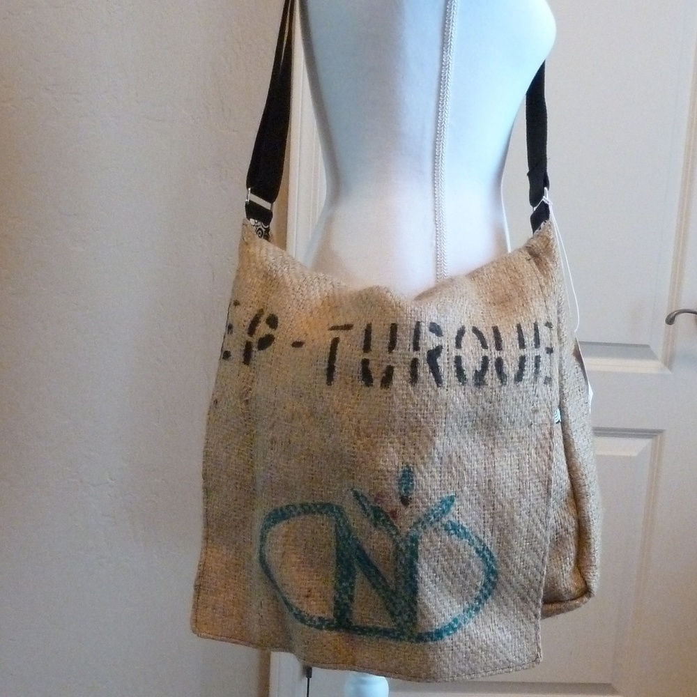 Coffee Bag Messenger Bag Unisex NWT